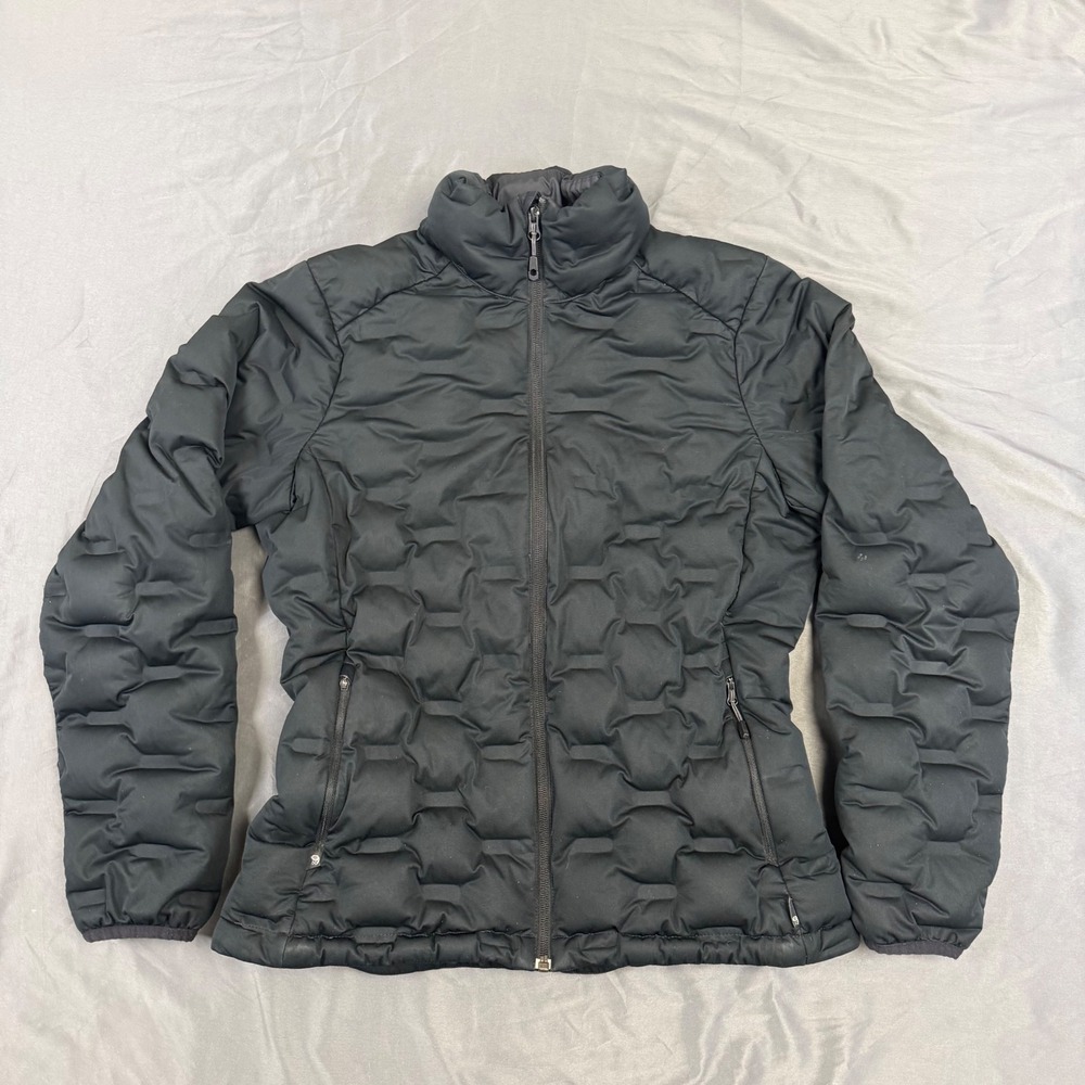 Mountain Hardwear StretchDown Jacket Womens M Black Puffer OL0828 Nikwax *Read